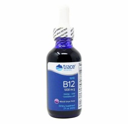 Витамины группы B Trace Minerals Ionic B12 1000 mcg   (59 ml.)