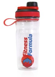 Шейкеры Fitness Formula Шейкер-бутылка с шариком прозрачная  (600 мл)