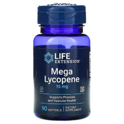 Препараты для сердца и сосудов Life Extension Mega Lycopene 15 mg   (90 softgels)